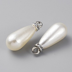 ABS Plastic Imitation Pearls Pendants&nbsp;KY-WH0004-25C-P