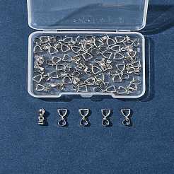 50Pcs Brass Ice Pick Pinch Bails&nbsp;IFIN-FS0001-47B
