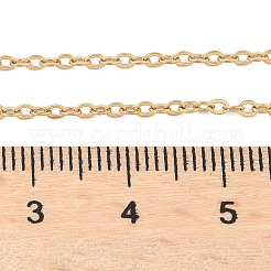 Ion Plating(IP) Trendy Unisex 304 Stainless Steel Cable Chain Necklaces&nbsp;NJEW-M047-02
