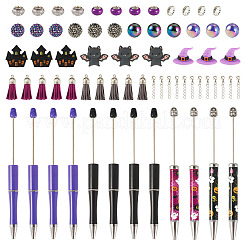 Halloween ABS Plastic Beadable Pens&nbsp;DIY-TA0014-53