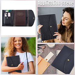 Imitation Leather & Zinc Alloy File Folders&nbsp;AJEW-WH20006-44C