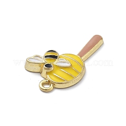 Alloy Enamel Pendants&nbsp;ENAM-R001-01KCG-01