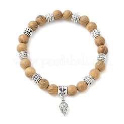 Flower Alloy Charm Bracelets&nbsp;BJEW-JB12354-01
