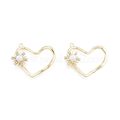 Alloy Rhinestone Pendants&nbsp;FIND-A017-05LG