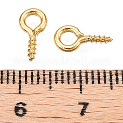 Brass Screw Eye Pin Peg Bails&nbsp;KK-A171-23-01G