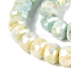Anti-Tarnish Electroplate Glass Beads Strands&nbsp;LS-GLAA-T025-10mm-11P