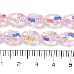 Electroplate Glass Beads Strands&nbsp;EGLA-D030-04A