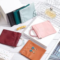 6Pcs 6 Colors PU Leather Earphone Pouches&nbsp;ABAG-NB0001-73A