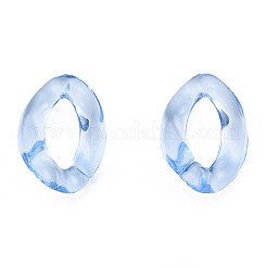 Transparent Acrylic Linking Rings&nbsp;OACR-S036-001A-J02
