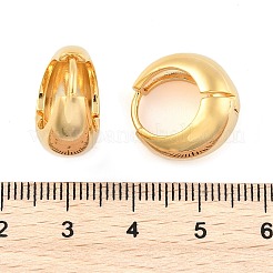 真鍮製フープピアス  22KGP本金メッキ  17x16.5x10mm&nbsp;EJEW-U055-21G