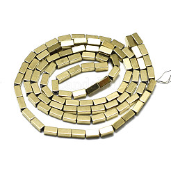 Electroplate Non-magnetic Synthetic Hematite Beads Strands&nbsp;G-S352-41A-01