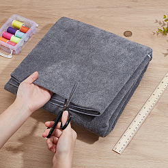 ポリエステル生地  DIY バッグ 衣類 アクセサリー  グレー  2000x1485x1mm&nbsp;AJEW-WH0314-650A