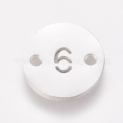 Tarnish Resistant Numbers 304 Stainless Steel Links&nbsp;STAS-M274-035P-6