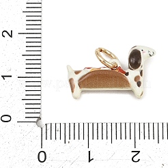304 Stainless Steel Enamel Pendants&nbsp;STAS-L312-01G-02