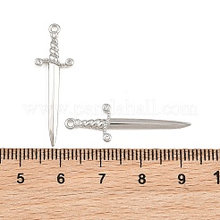 Brass Micro Pave Clear Cubic Zirconia Pendants&nbsp;CU-CBAD306-20P