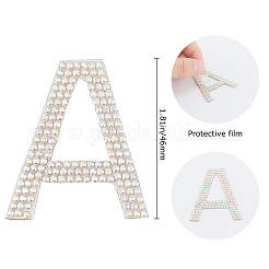Glitter Hotfix Rhinestone Iron on Patches&nbsp;DIY-WH0183-09E