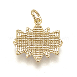 Brass Enamel Pendants&nbsp;KK-L185-05G