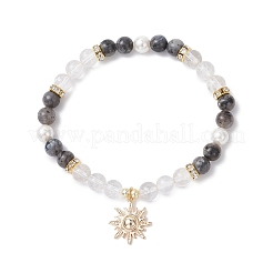 Brass Charm Bracelets&nbsp;BJEW-JB12230-01