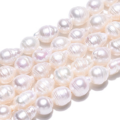 Natural Baroque Pearl Keshi Pearl Beads Strands&nbsp;PEAR-S020-F04-01