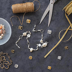 135Pcs 9 Styles Tibetan Style European Beads&nbsp;FIND-GO0001-26