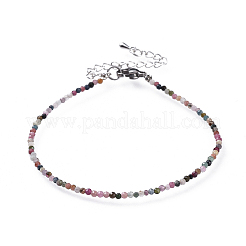 Natural Multicolor Tourmaline Bead Bracelets&nbsp;BJEW-JB04555-06