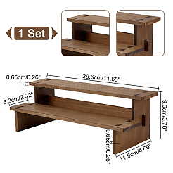 2-Tier Wood Model Toy Display Riser&nbsp;ODIS-WH0329-68C
