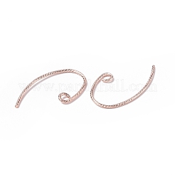 Brass Earring Hooks&nbsp;KK-E079-01RG