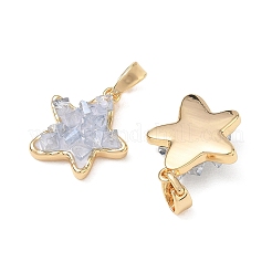 Brass Enamel Pendants&nbsp;KK-CBA746B-02G