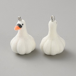 Flocking Resin Pendants&nbsp;RESI-TAC0002-82B