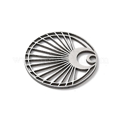 201 Stainless Steel Filigree Pendants&nbsp;STAS-K298-06P-1