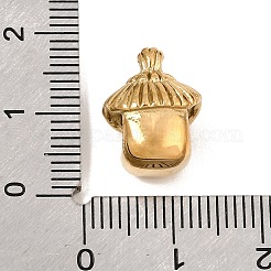 304ステンレススチールヨーロピアンビーズ  大穴ビーズ  キノコ  18KGP本金メッキ  15x11.5x10mm  穴：5mm&nbsp;SA-CBA5CD0-06G