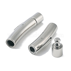 Tarnish Resistant Column 316 Surgical Stainless Steel Bayonet Clasps&nbsp;STAS-A021-4mm