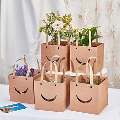 Funny Craft Paper Handbags&nbsp;CARB-WH0018-02A