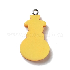Opaque Resin Pendants&nbsp;RESI-D055-129P