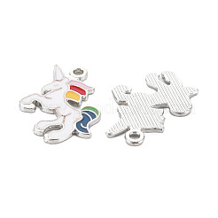 Alloy Enamel Pendants&nbsp;ENAM-N054-42C-RS