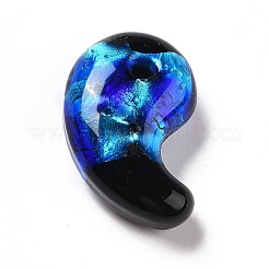 Luminous Handmade Silver Foil Lampwork Beads&nbsp;LAMP-F022-05D
