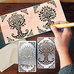 4Pcs 4 Style Stainless Steel Cutting Dies Stencils&nbsp;DIY-BC0003-47