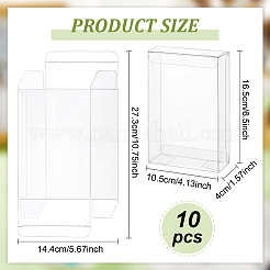 Transparent PVC Box&nbsp;CON-WH0084-97B