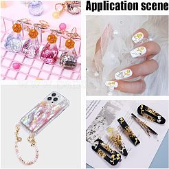 120Pcs 2 Colors Rose Flower Alloy Cabochons&nbsp;MRMJ-OC0002-93