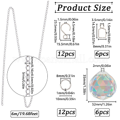 DIY Teardrop Crystal Chandelier Parts Making Findings&nbsp;DIY-SP0001-26