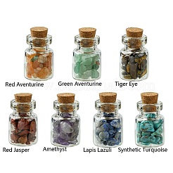 Transparent Glass Wishing Bottle Decoration&nbsp;AJEW-JD00009
