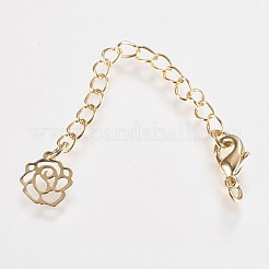 Long-Lasting Plated Brass Chain Extender&nbsp;KK-K210-20G