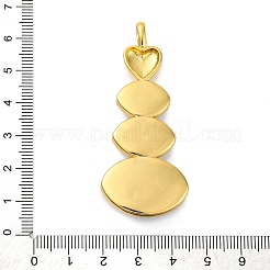 Rack Plating Brass Pendants&nbsp;KK-H510-01G