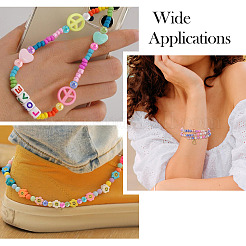 800Pcs 8 Colors Opaque Acrylic Beads&nbsp;MACR-PJ0001-05