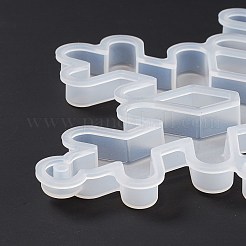 手作り風鈴作りキット  クリスマステーマ  シリコンモールド入り  ナイロンモノフィラメント釣り糸  プラスチックビーズ  アルミチューブ  ミックスカラー  10~198x0.2~166x0.2~11.5mm&nbsp;DIY-D070-03P