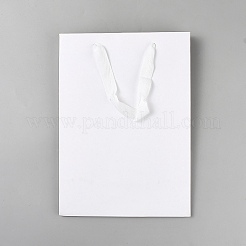 Rectangle Paper Gift Storage Tote Bags with Handle&nbsp;X1-ABAG-TAC0005-04B-01