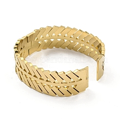 304 Stainless Steel Pave Crystal Rhinestone Hollow Out Hinged Bangles for Women&nbsp;BJEW-D044-01B-G