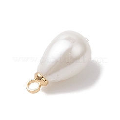 Shell Pearl Teardrop Charms&nbsp;PALLOY-JF04859