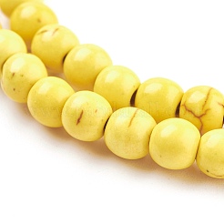 Synthetic Turquoise Beads Strands&nbsp;TURQ-G106-6mm-02I
