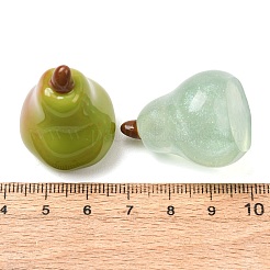 Transparent/Opaque Resin Imitation Fruit Cabochons&nbsp;CRES-B038-04